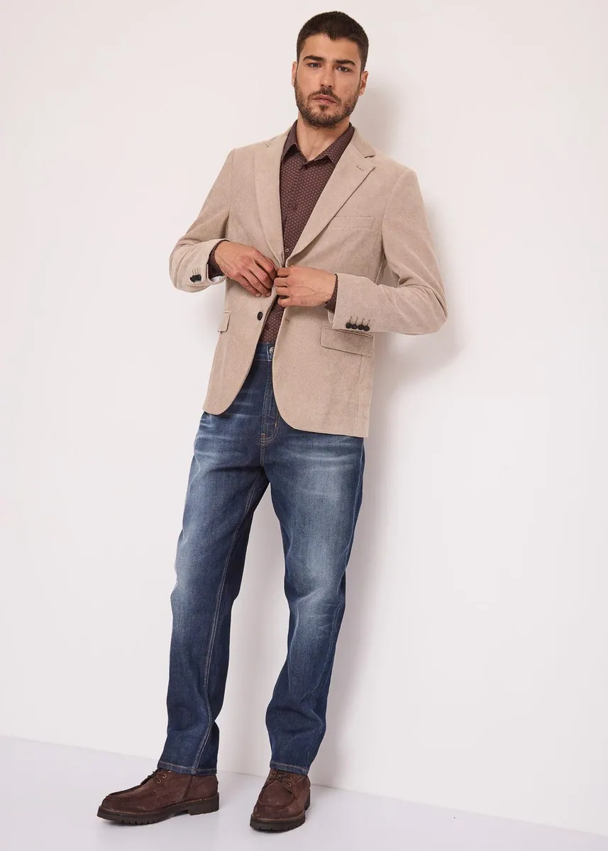 Jeans loose fit in cotone vintage Gaudì, blu, foto 4 di 4