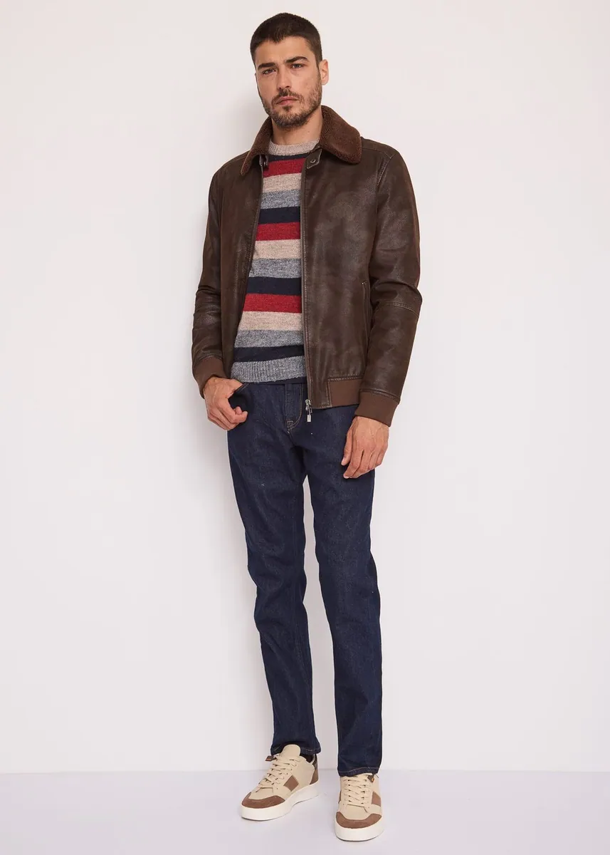 Jeans slim fit indaco scuro Gaudì, blu, foto 4 di 4