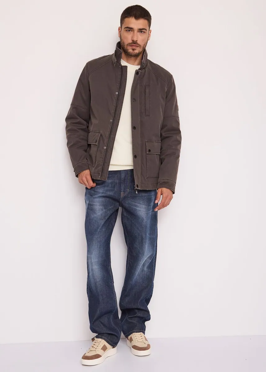 Jeans straight fit in cotone vintage Gaudì, blu, foto 4 di 4