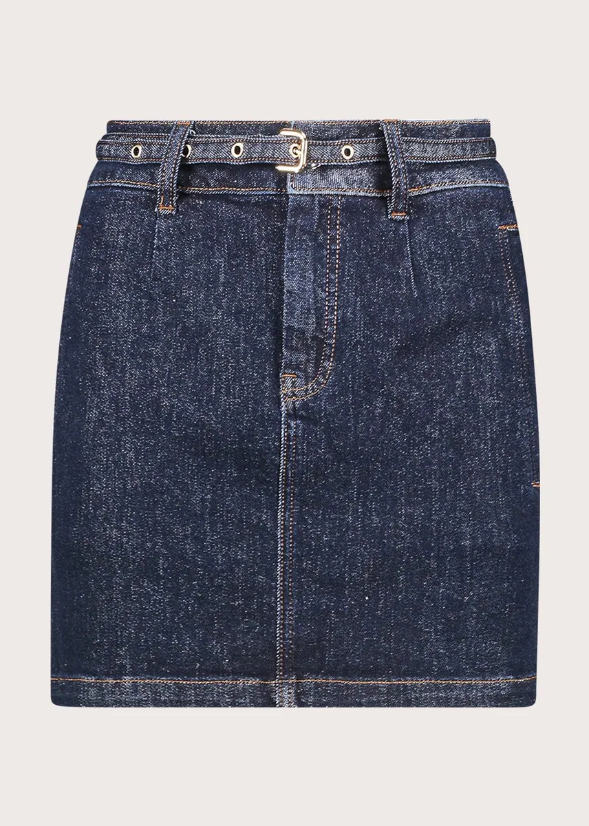 Minigonna in denim con cintura Gaudì, blu, foto 1 di 4