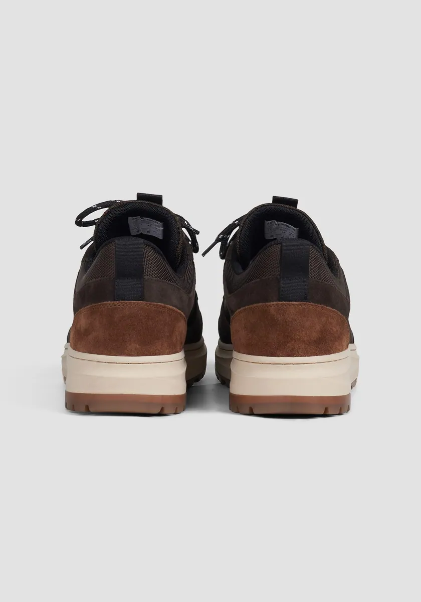 Sneaker Jared in nylon e camoscio Antony Morato, caffè, foto 4 di 4