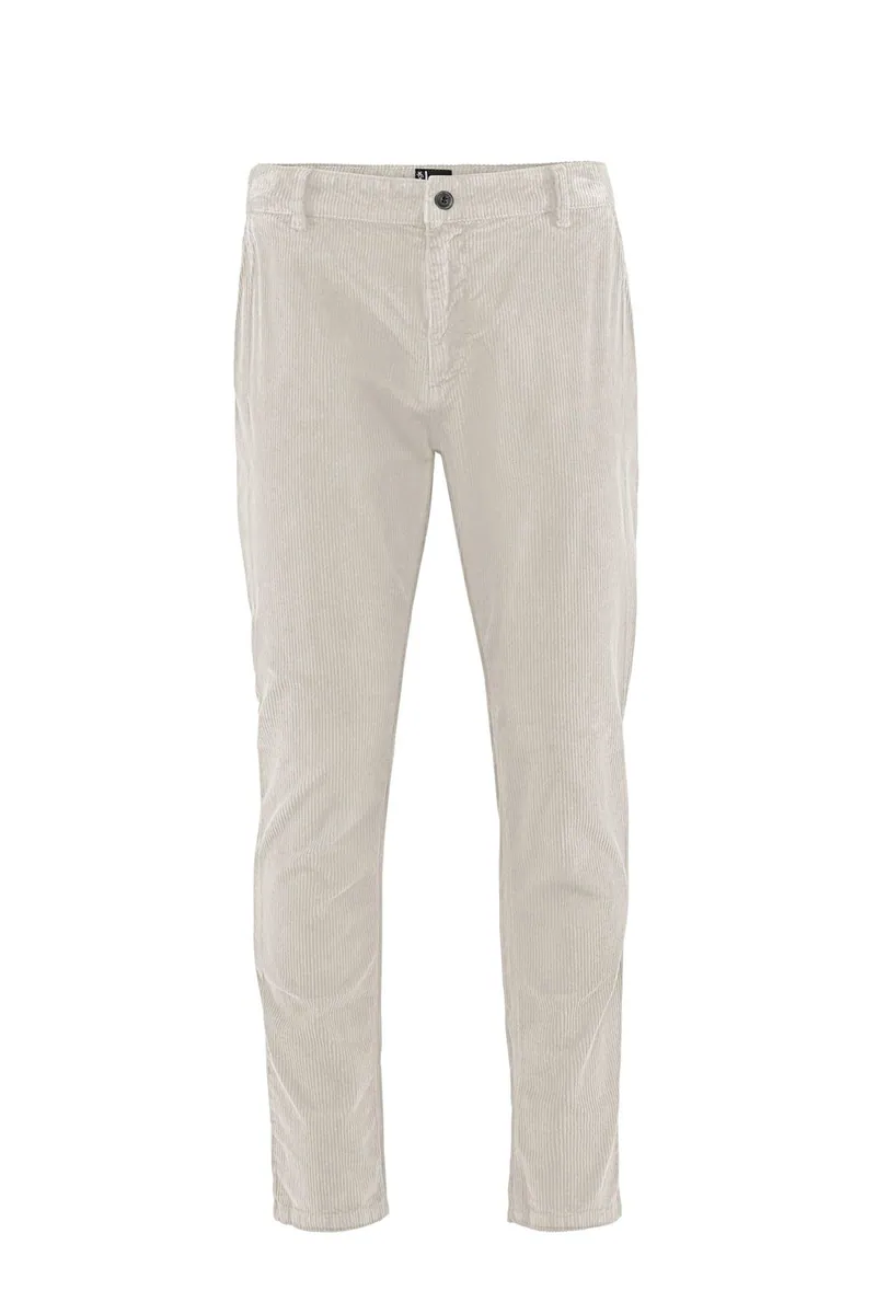 Pantaloni chino in velluto a coste Bomboogie, panna, foto 1 di 4