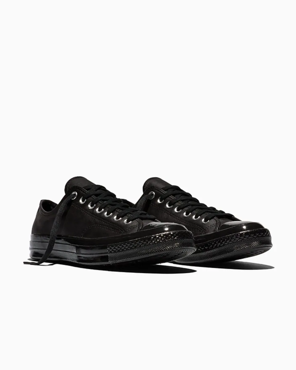 Chuck 70 bassa in pelle Converse, nero, foto 3 di 3