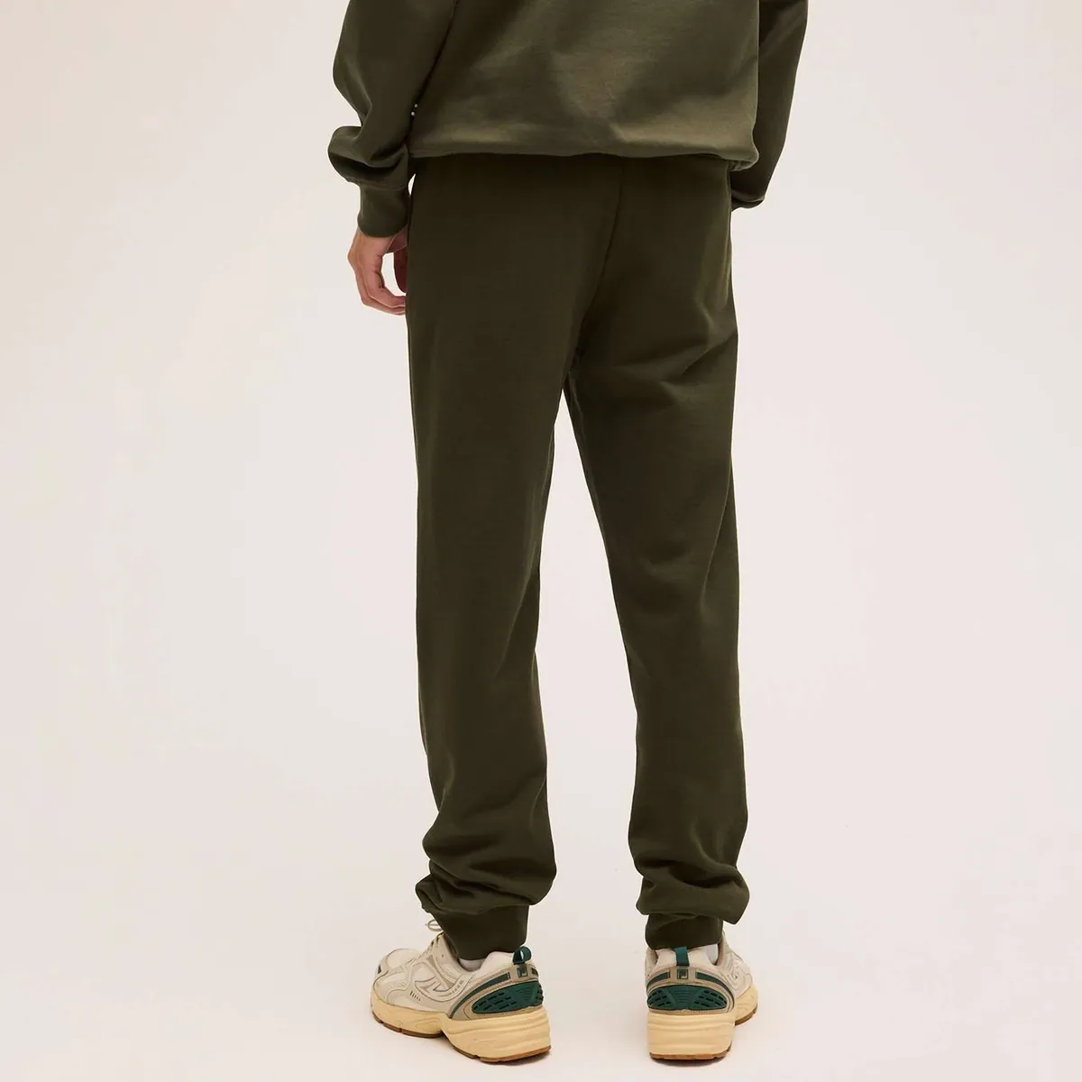 Pantaloni della tuta Biella in cotone FILA, verde oliva scuro, foto 3 di 4