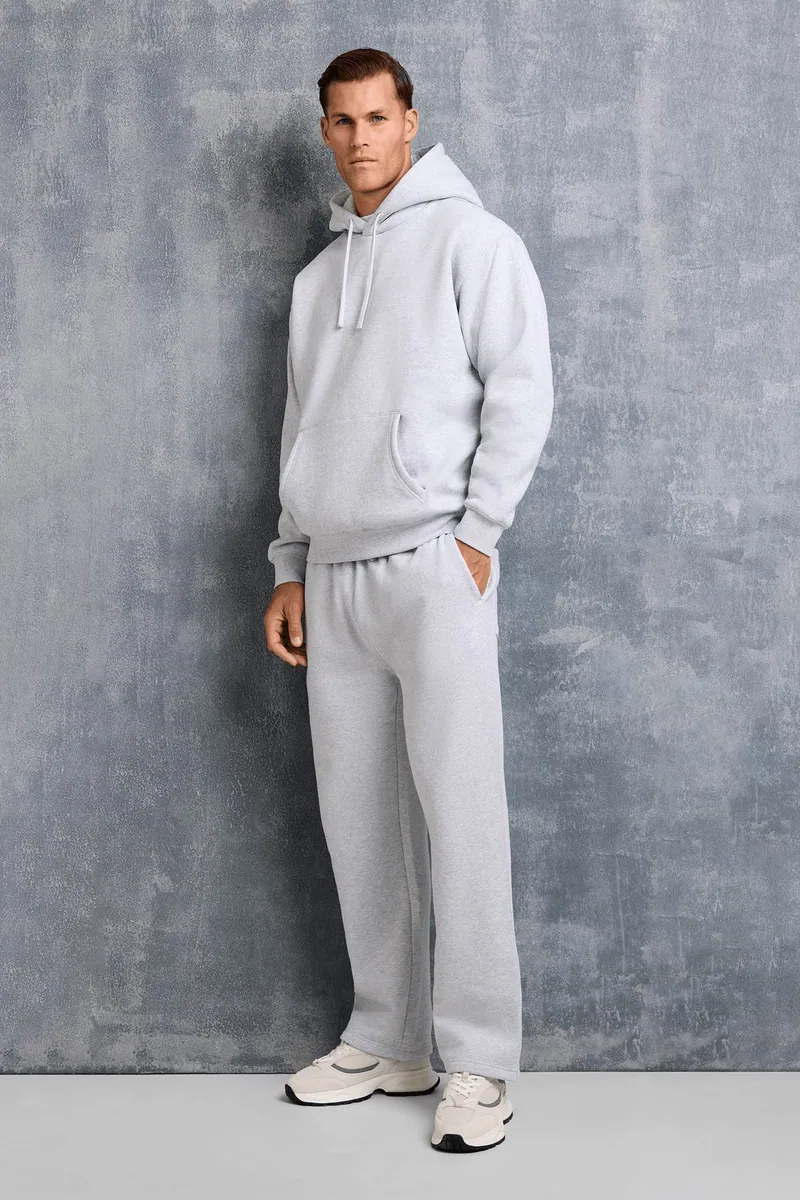 Felpa Milan oversize con cappuccio ICON Amsterdam, grigio, foto 2 di 3