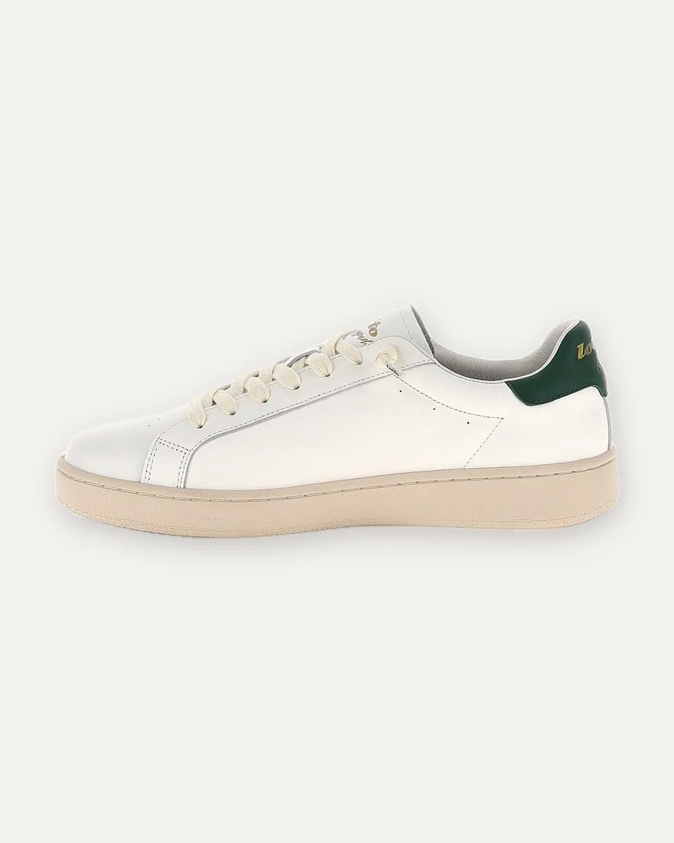 Sneaker Autograph 3 con tallone verde Lotto Leggenda, bianco e marrone, foto 3 di 4