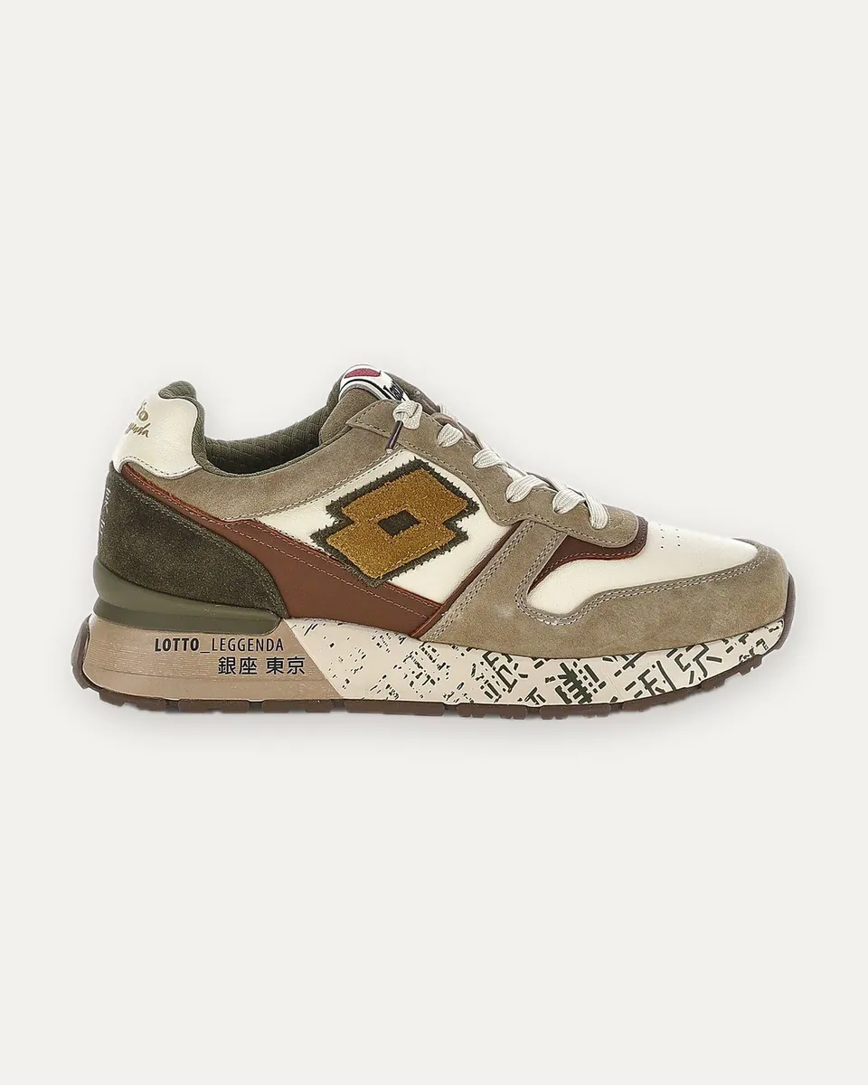 Sneaker Tokyo Ginza 1 beige Lotto Leggenda, beige, foto 1 di 4