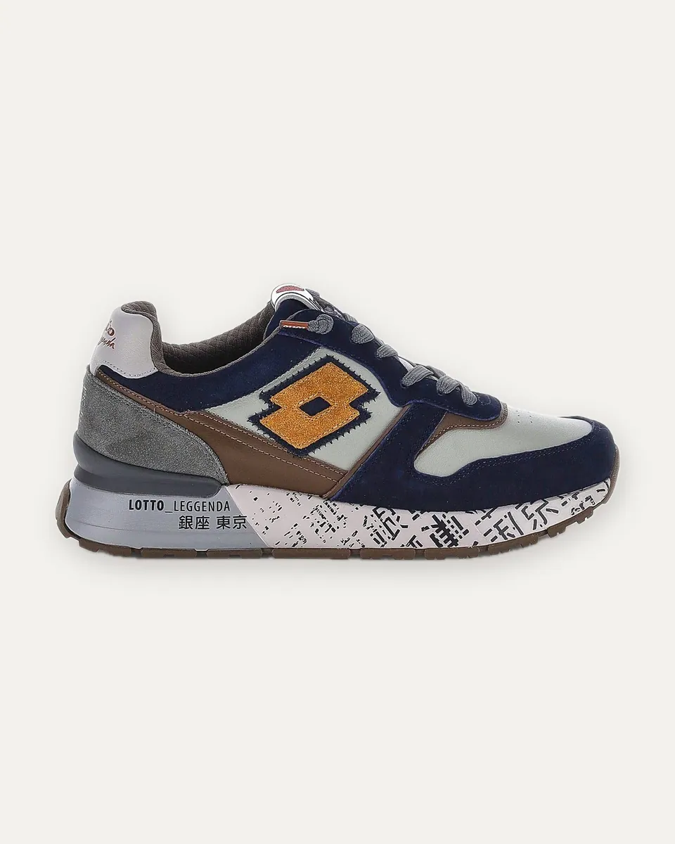 Sneaker Tokyo Ginza 1 blu scuro Lotto Leggenda, blu scuro, foto 1 di 4