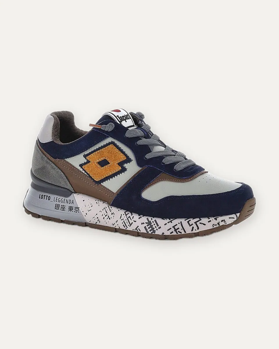 Sneaker Tokyo Ginza 1 blu scuro Lotto Leggenda, blu scuro, foto 2 di 4