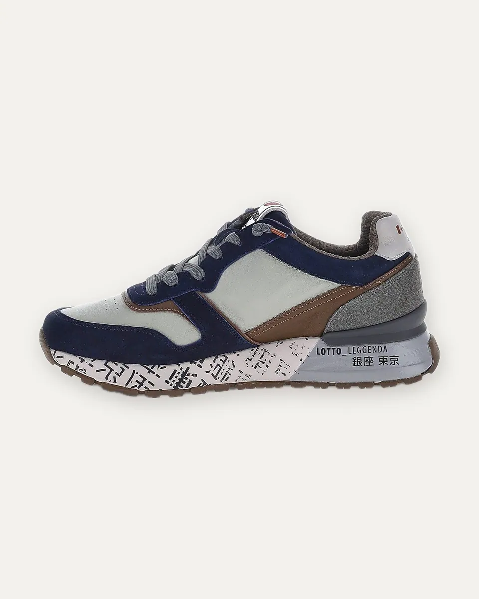 Sneaker Tokyo Ginza 1 blu scuro Lotto Leggenda, blu scuro, foto 3 di 4