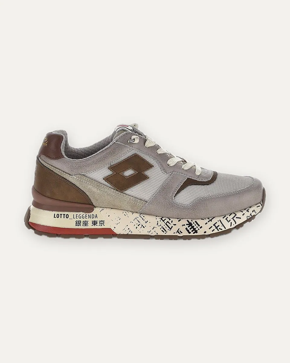 Sneaker Tokyo Ginza grigia Lotto Leggenda, grigio, foto 1 di 4