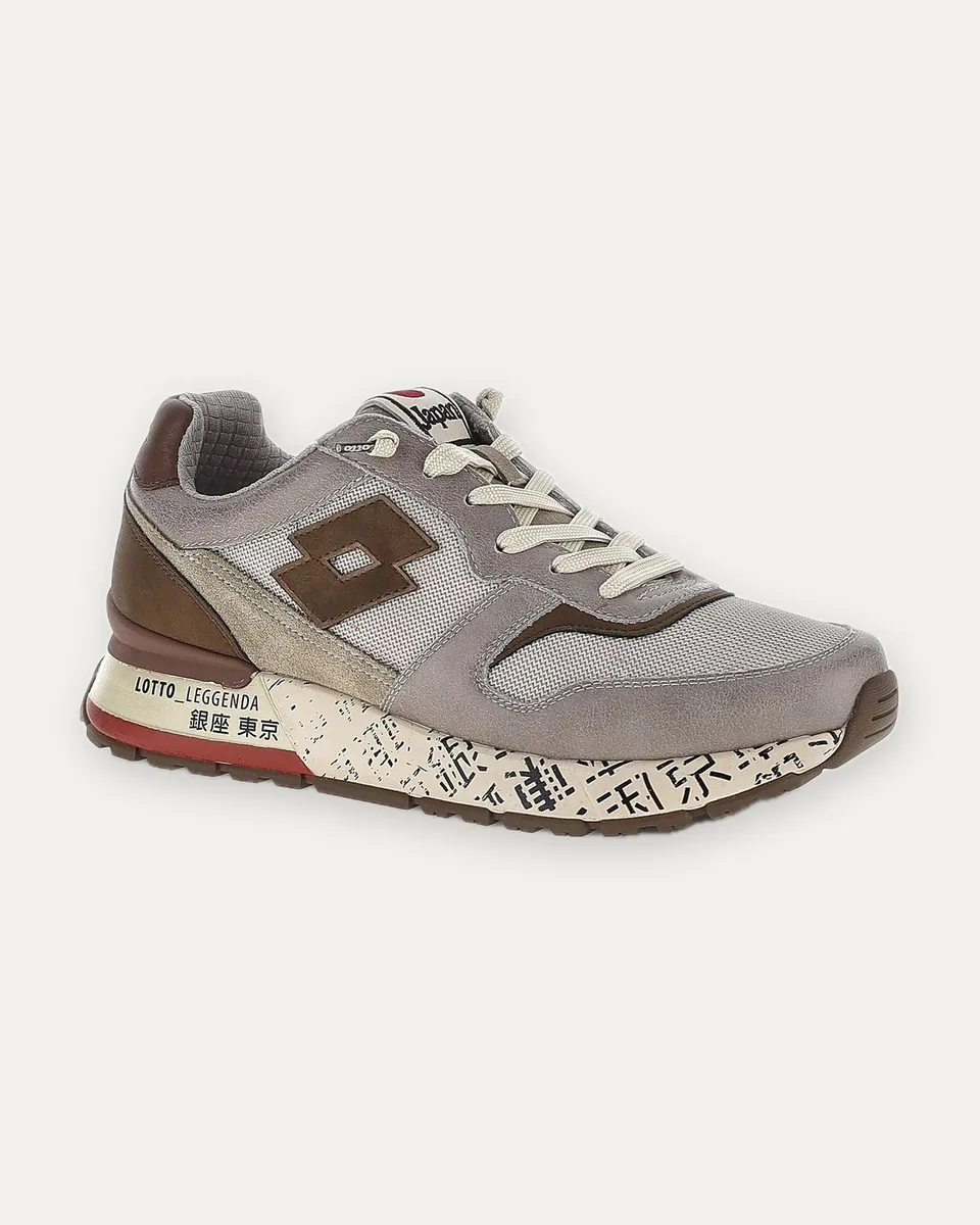 Sneaker Tokyo Ginza grigia Lotto Leggenda, grigio, foto 2 di 4