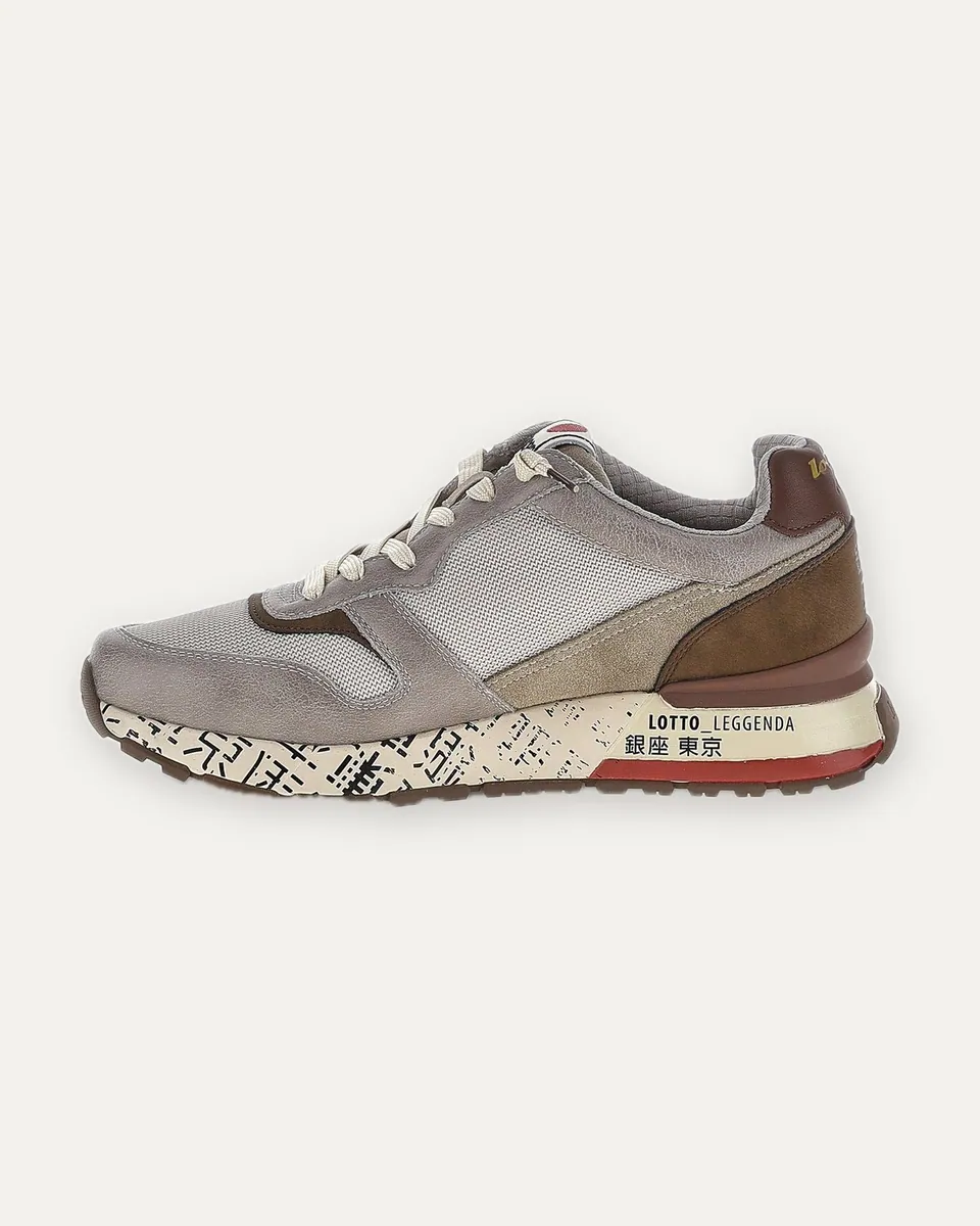 Sneaker Tokyo Ginza grigia Lotto Leggenda, grigio, foto 3 di 4