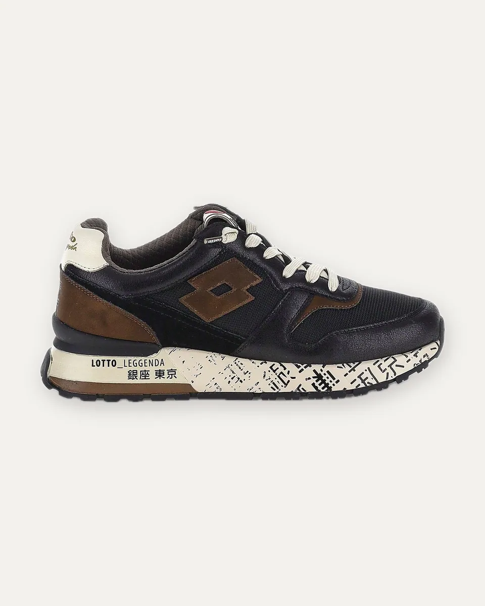 Sneaker Tokyo Ginza nera Lotto Leggenda, nero, foto 1 di 4