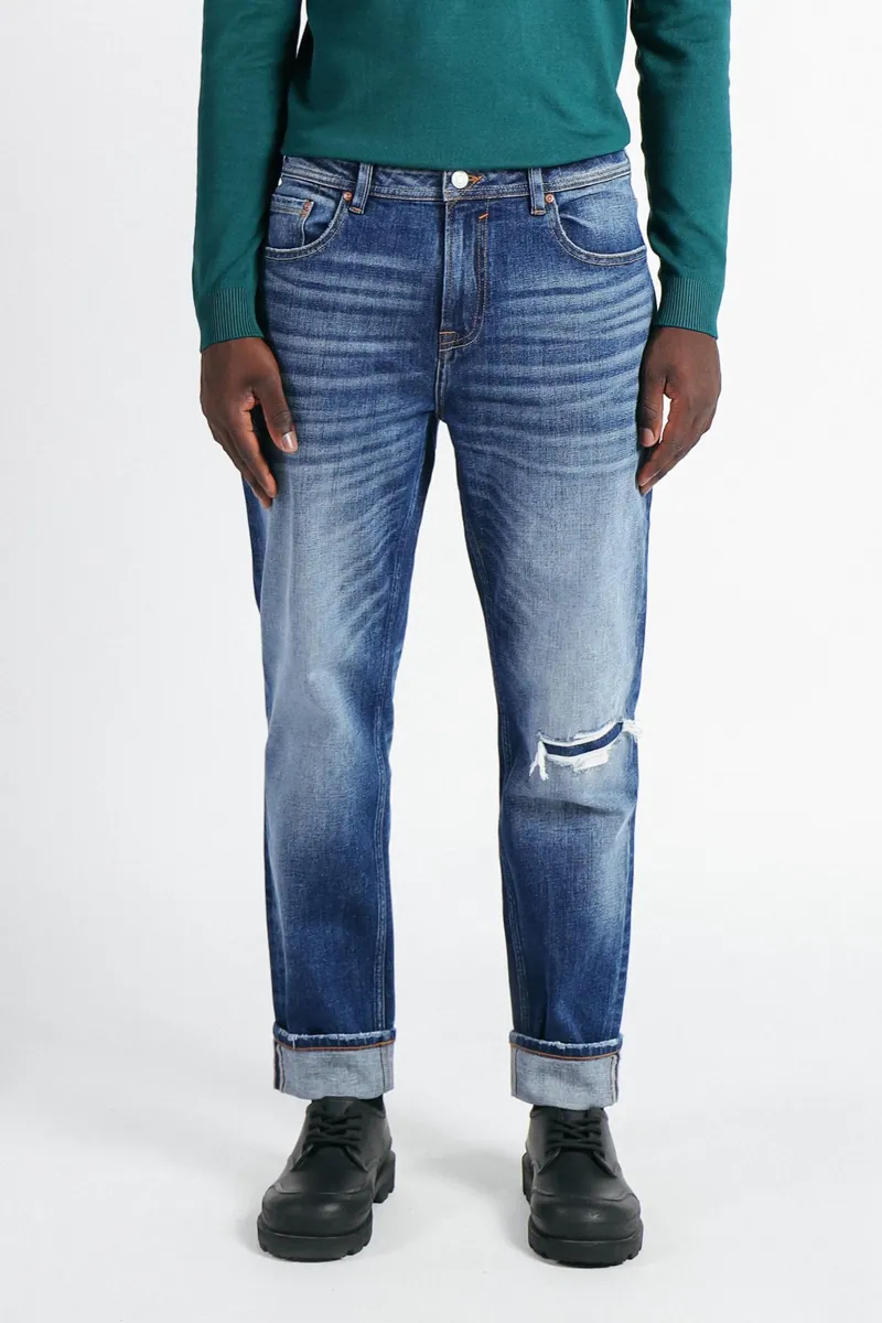 Jeans loose fit Sonny Bono, indaco, foto 2 di 4