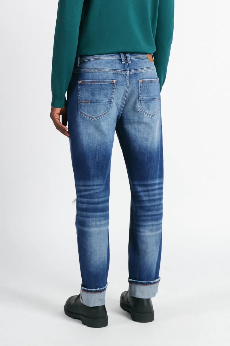 Jeans loose fit Sonny Bono, indaco, foto 4 di 4