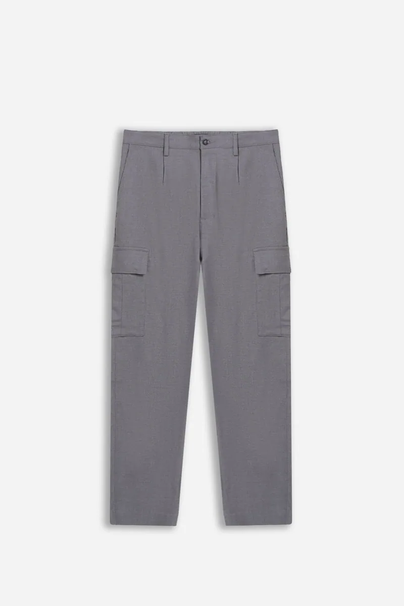 Pantalone jogger con tasconi ed elastico in vita Sonny Bono, grigio medio, foto 1 di 4