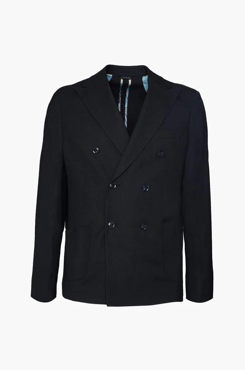 Abito con giacca doppiopetto Sorbino, blu navy, foto 1 di 4
