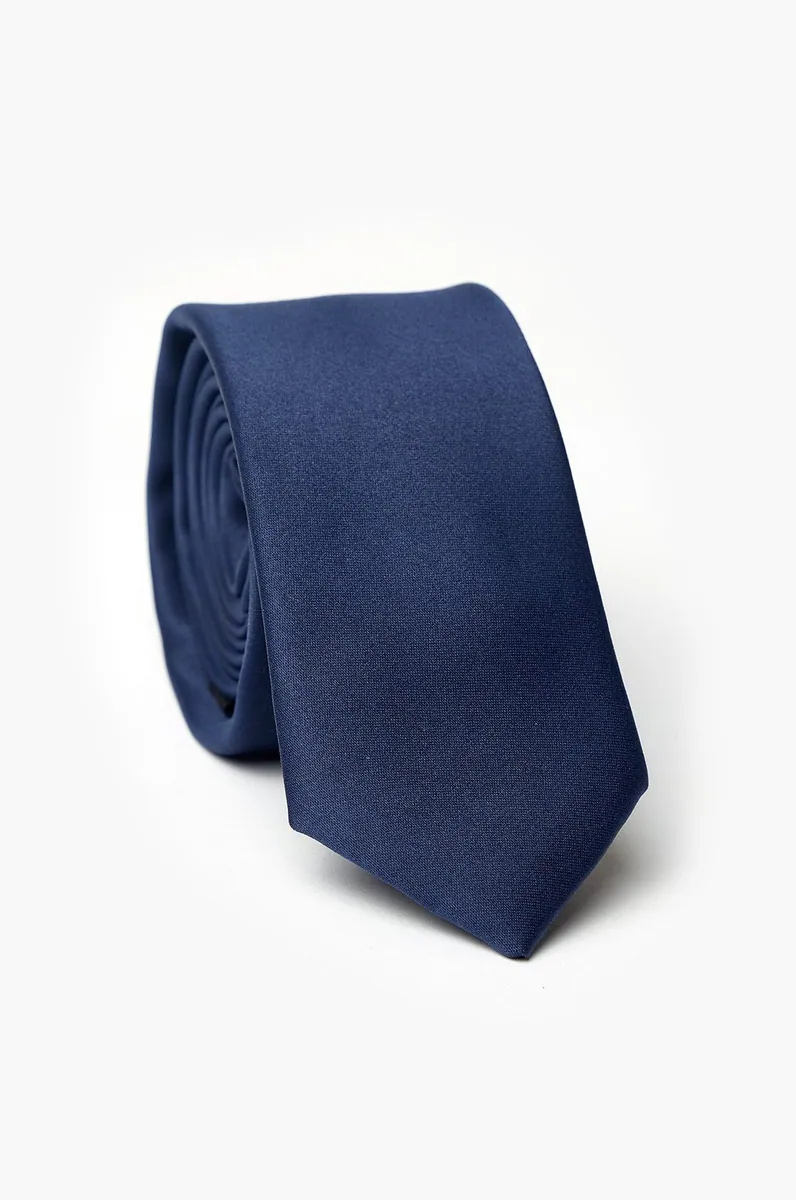 Cravatta stretta con struttura Sorbino, blu, foto 1 di 2