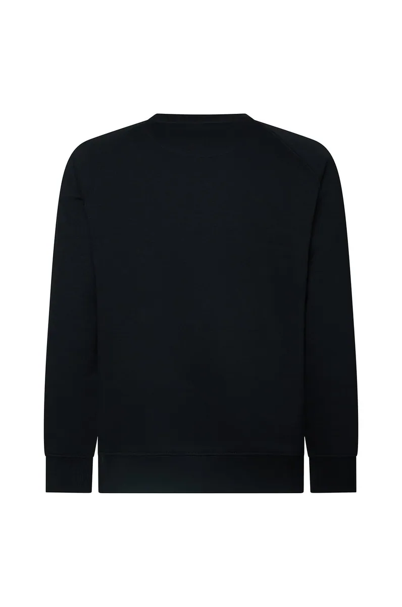Felpa girocollo raglan Sorbino, nero, foto 1 di 4