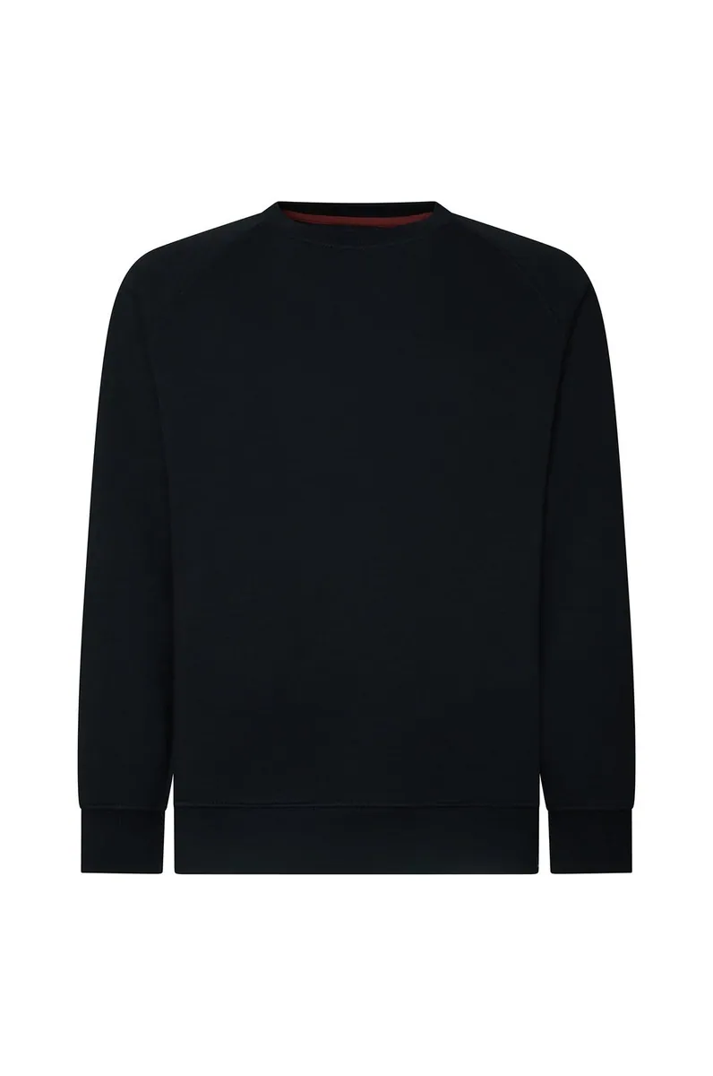 Felpa girocollo raglan Sorbino, nero, foto 4 di 4