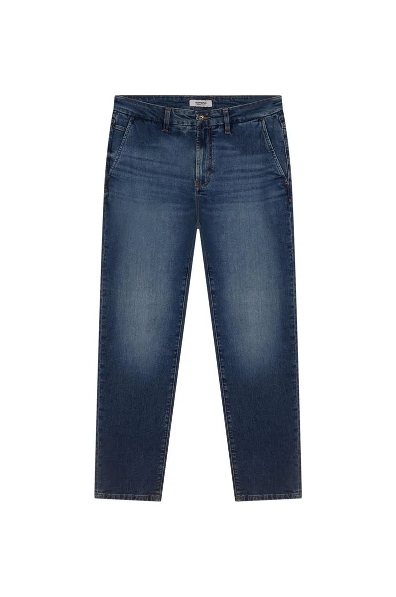 Jeans chinos slim fit lavaggio scuro Sorbino, blu scuro, foto 1 di 2