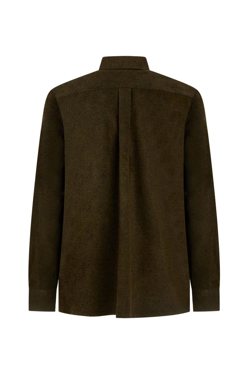Overshirt con doppia tasca Sorbino, muschio, foto 2 di 2