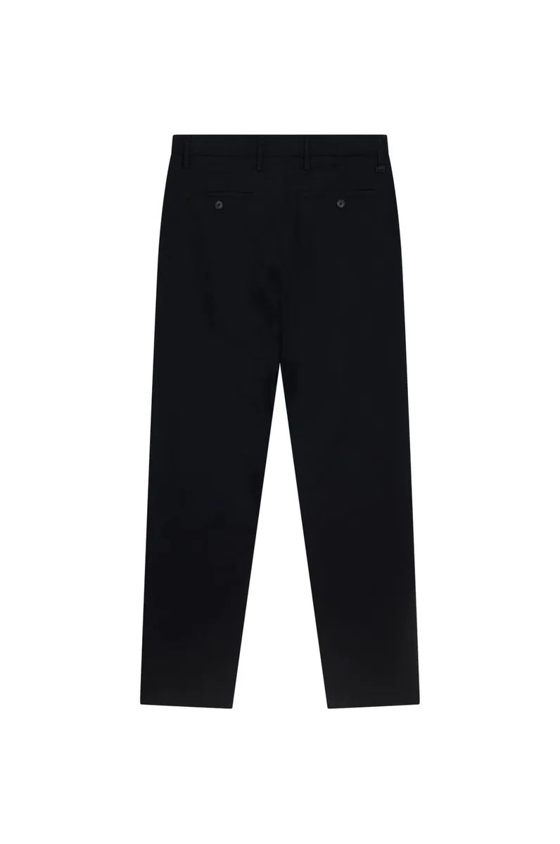 Pantaloni chinos regular fit basic Sorbino, blu navy, foto 2 di 2
