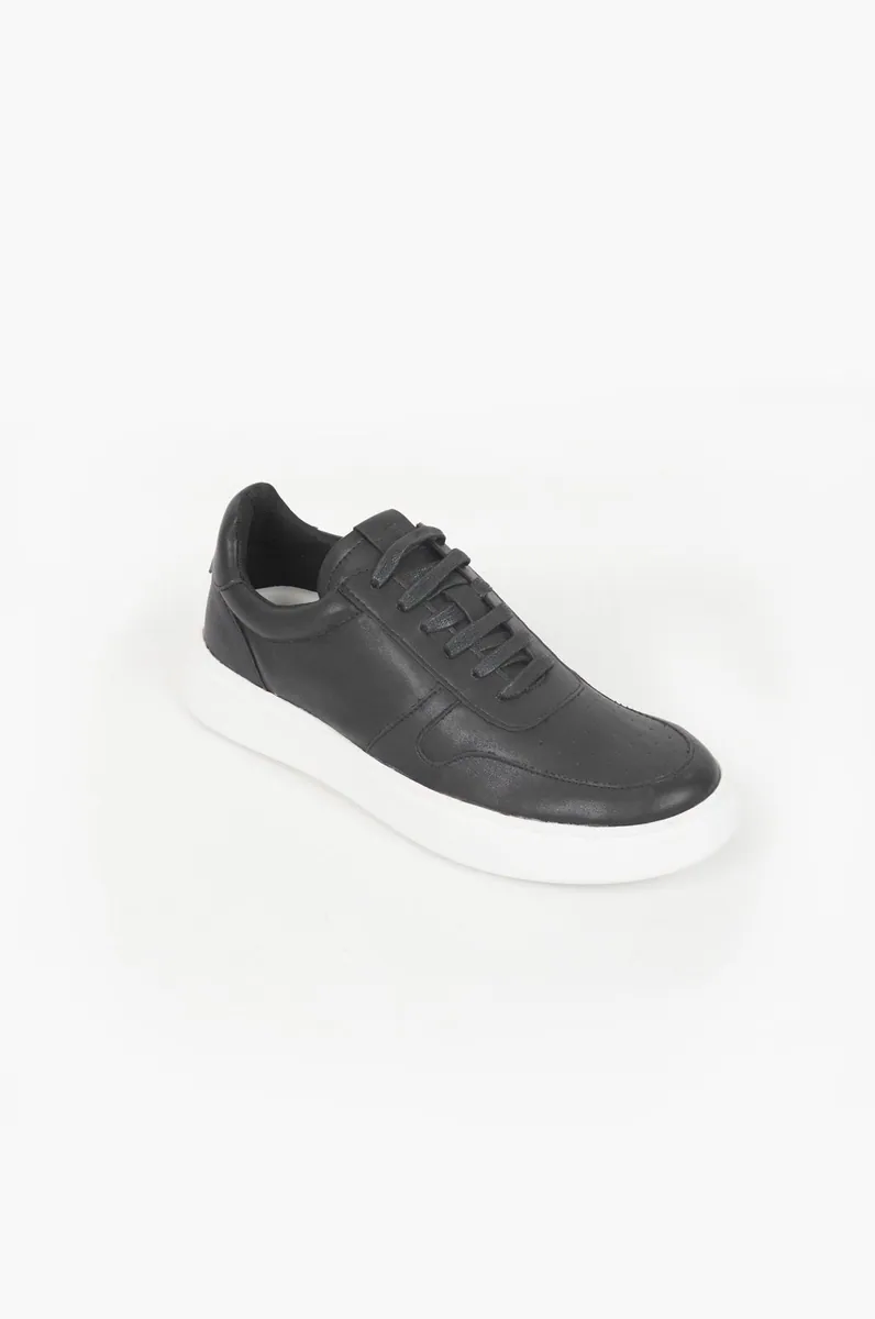 Sneakers con suola alta Sorbino, nero, foto 2 di 2